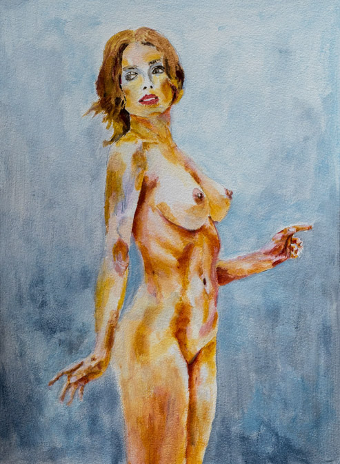 Aktstudie Acryl V/22 Mira