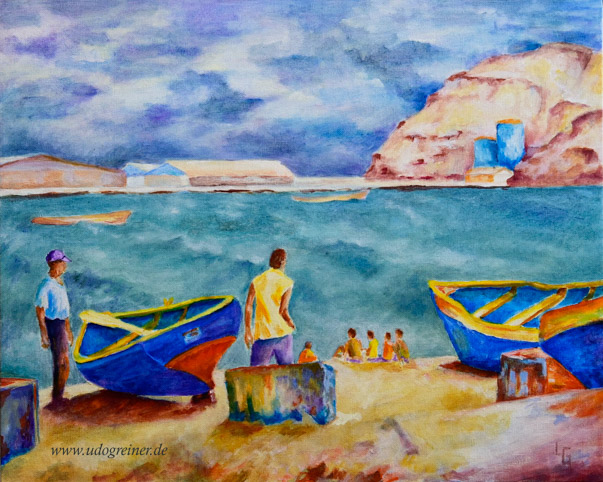 Hafenszene - Capo Verde