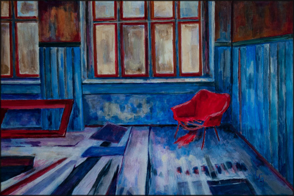 Lost Places - Roter Sessel