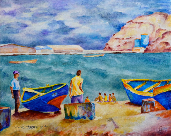 Hafenszene - Capo Verde