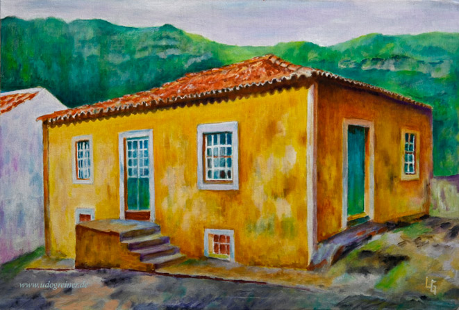 Azoren - Gelbes Haus