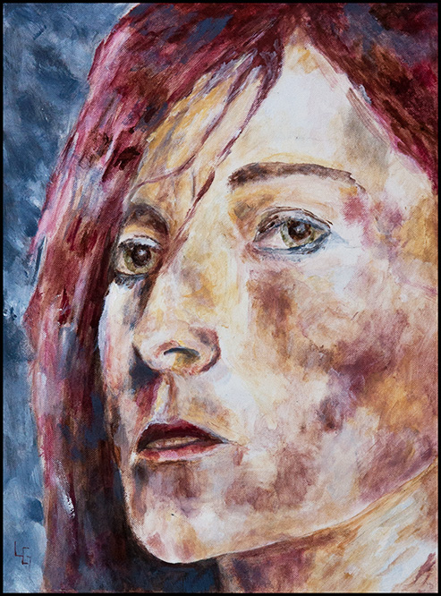 Portrait IV, 30*40cm, Acryl auf Papier